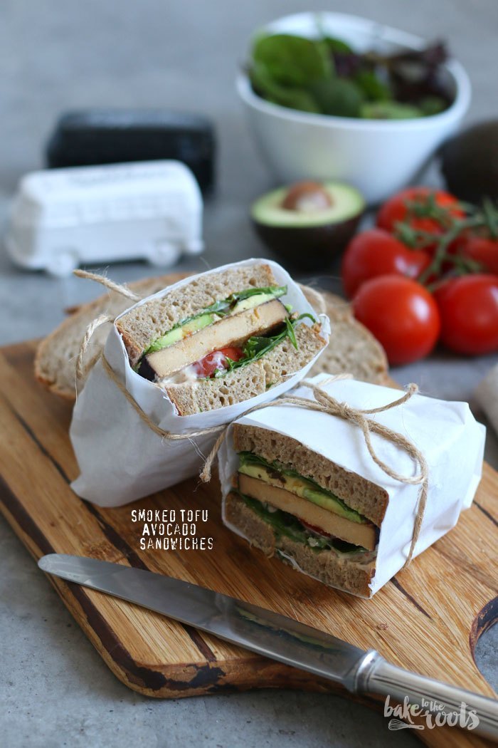 Brotzeit Ideen - Räuchertofu-Avocado Sandwich